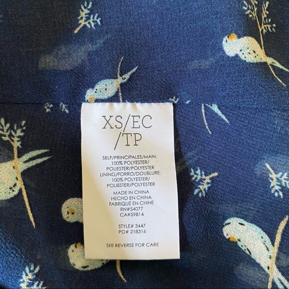 CAbi Parakeet Chirp layered tank top/ blouse with zipper - XS EUC - Picture 4 of 9